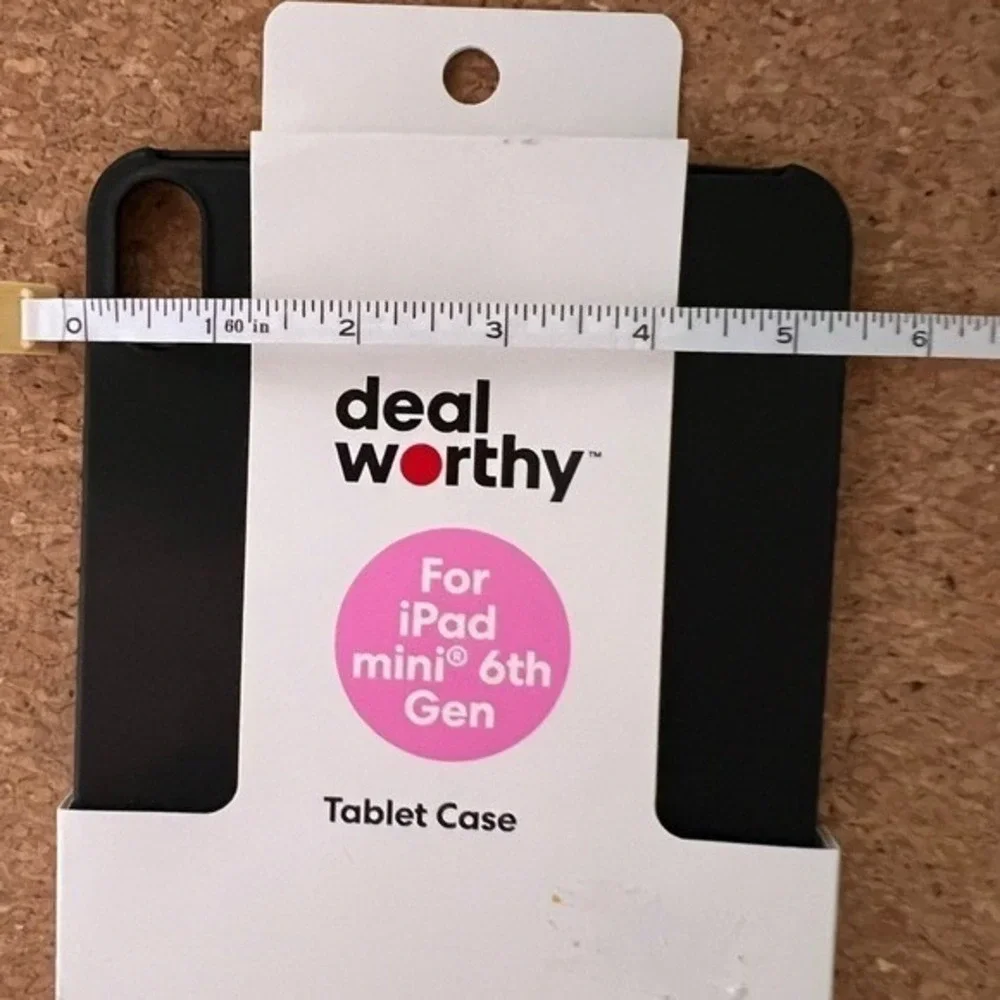 Dealworthy Tablet Case iPad‎ mini 6th Gen Black NEW Slim Matte Cover F419060